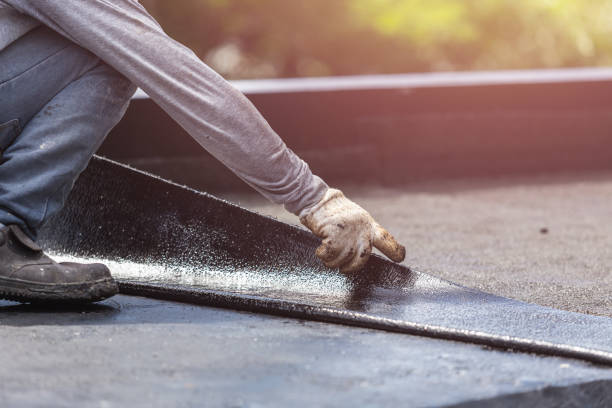 Professional Waterproofing technician working in Lynx, OH